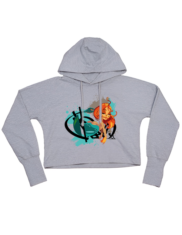 Ariel Cropped Hoodie - Image 2