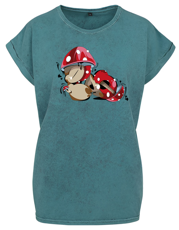 Mushroom Acid Oversize Tee - Image 2