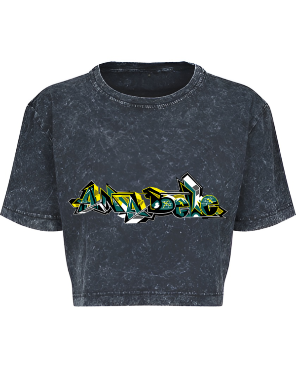 Annabelle Acid Cropped Tee - Image 2