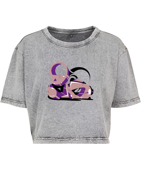 Space Acid Cropped Tee