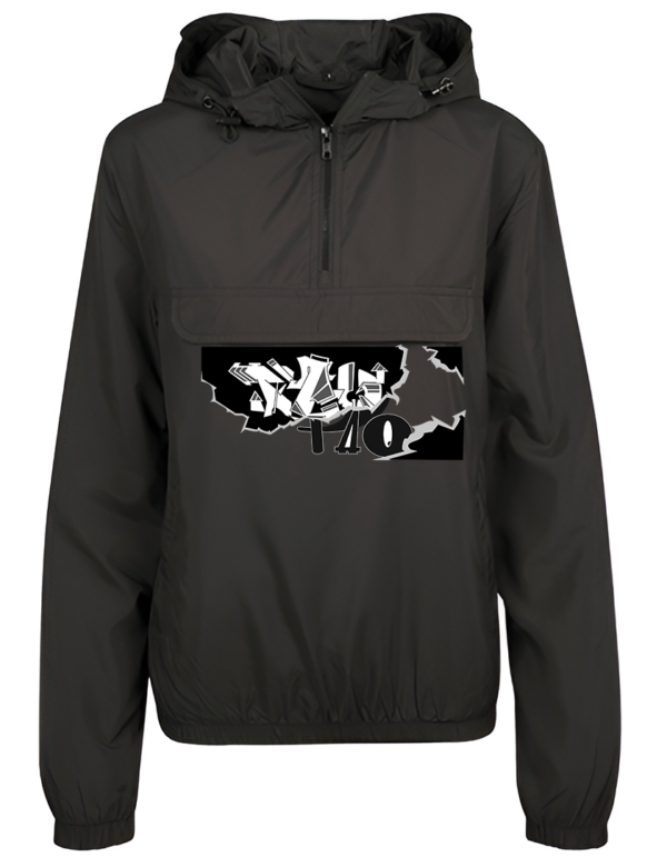 Letter Basic Pull Over Jacket