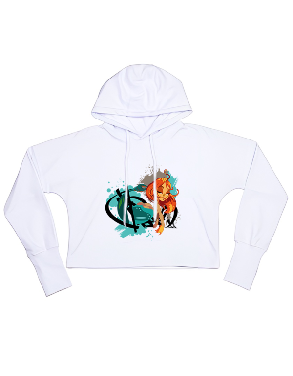 Ariel Cropped Hoodie - Image 3