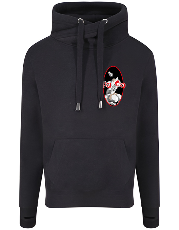 Dark Lady Cross Neck Hoodie