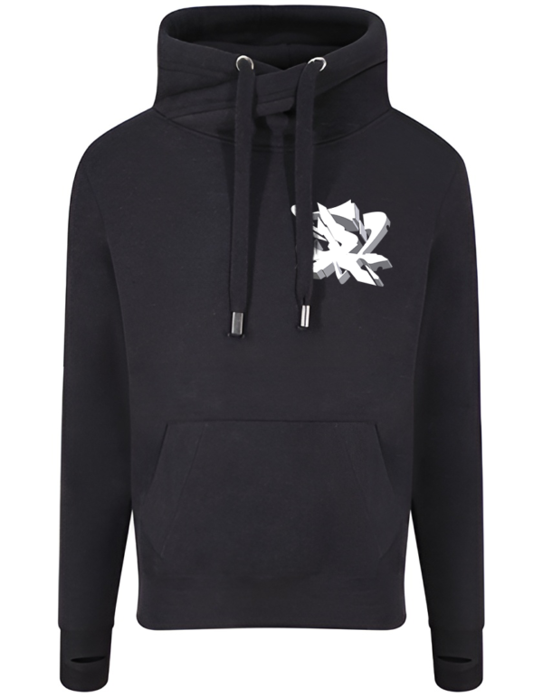 Cross Neck P Hoodie