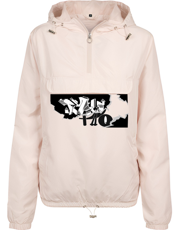 Letter Basic Pull Over Jacket - Image 4