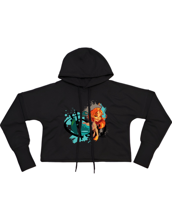 Ariel Cropped Hoodie