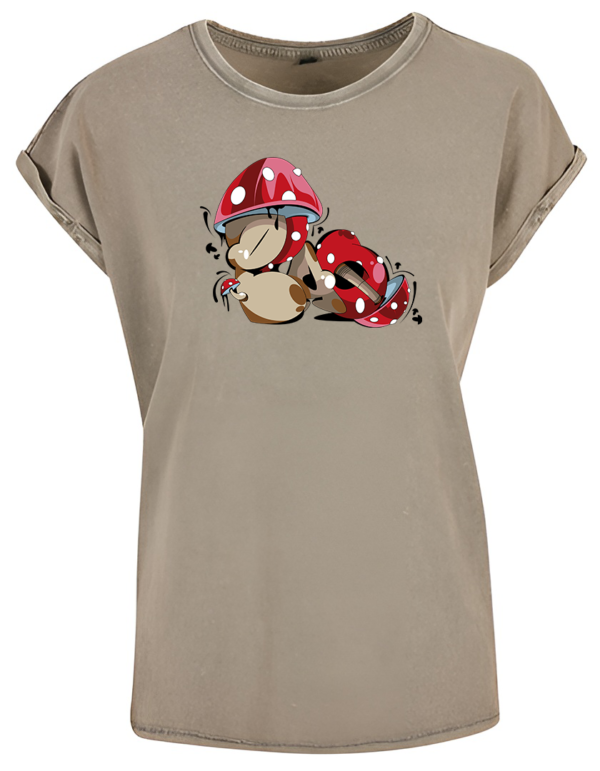 Mushroom Acid Oversize Tee - Image 4