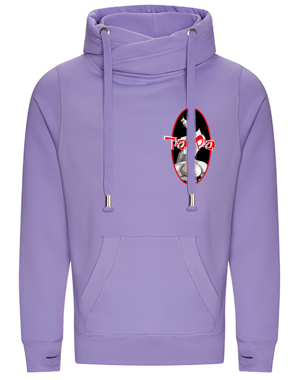 Dark Lady Cross Neck Hoodie - Image 2
