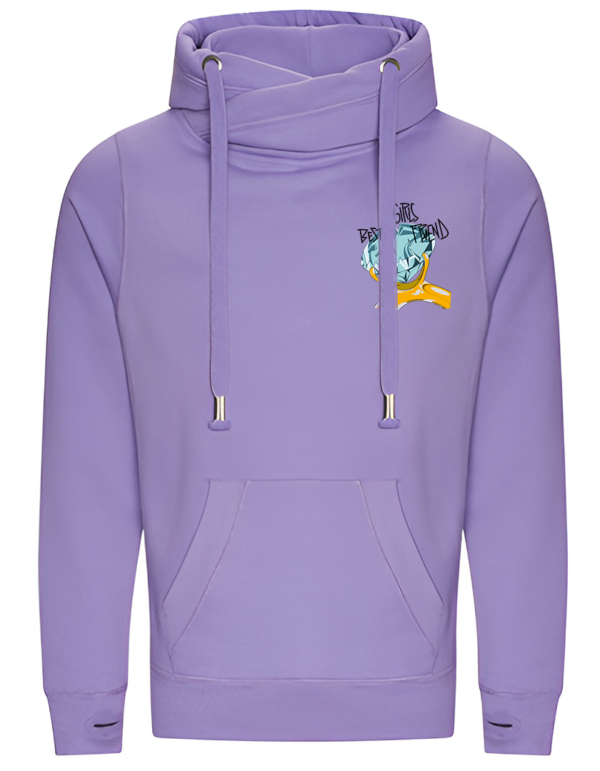 Ring Cross Neck Hoodie - Image 2