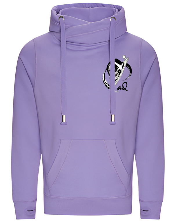 Skull Cross Neck Hoodie - Image 2